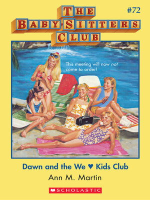 cover image of Dawn and the We Love Kids Club